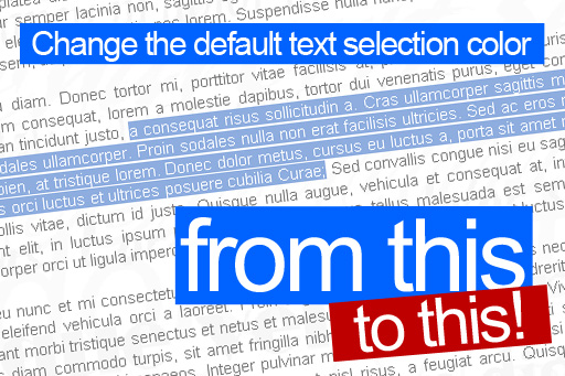 the text highlight colour with CSS - eukhost