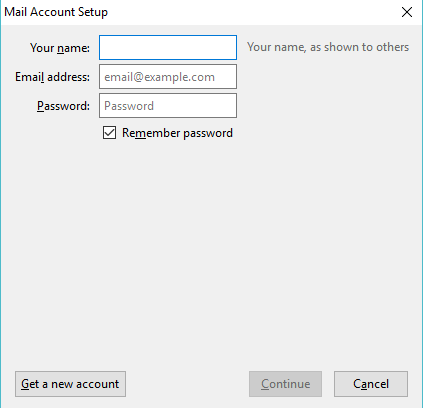 How To Setup Email Clients In Mozilla Thunderbird